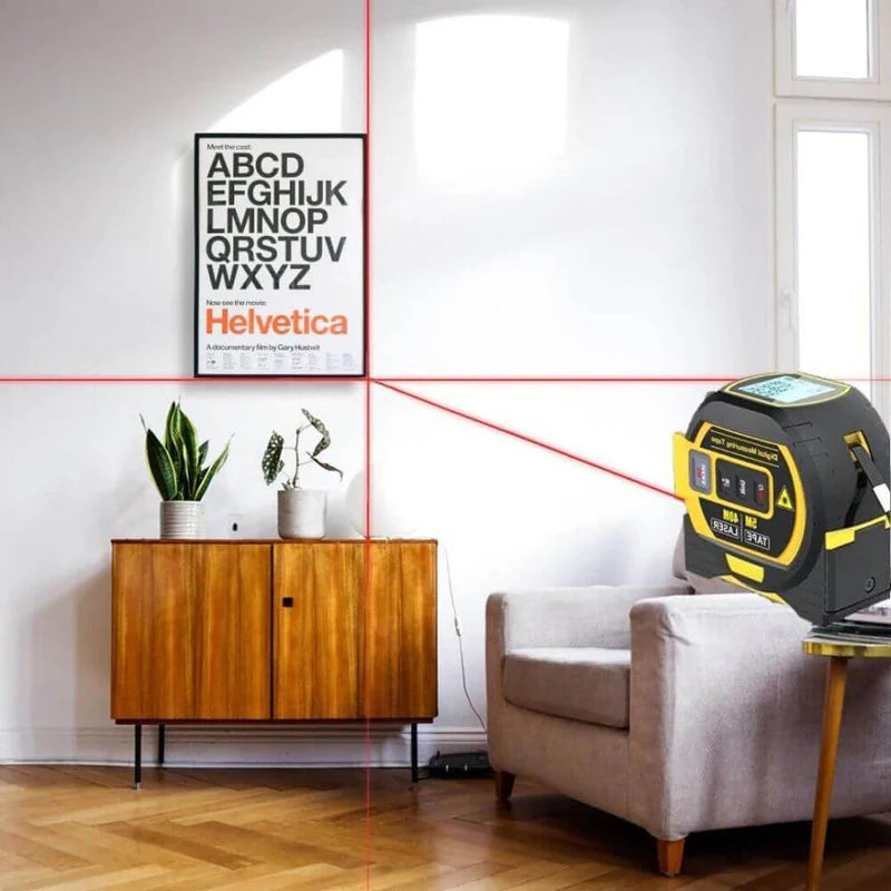 TheFixery™ 3-in-1 Laser Tape Measure Rangefinder