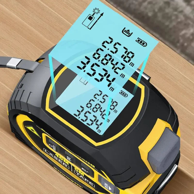 TheFixery™ 3-in-1 Laser Tape Measure Rangefinder